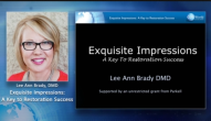 Exquisite Impressions: A Key To Restoration Success Webinar Thumbnail